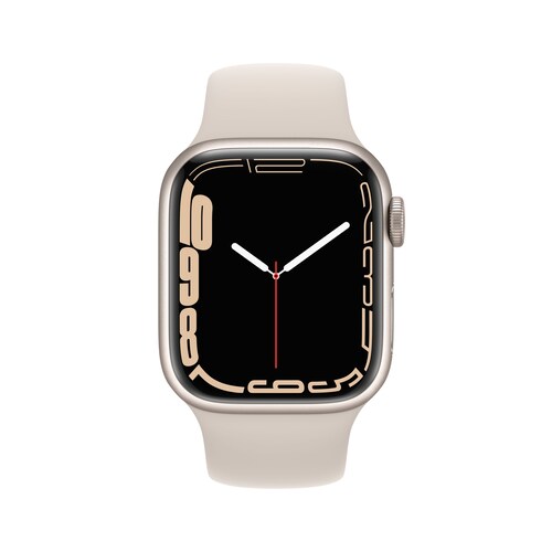 Apple Watch Series 7 LTE 41mm Aluminium Sternenlicht Sportarmband Sternenlicht
