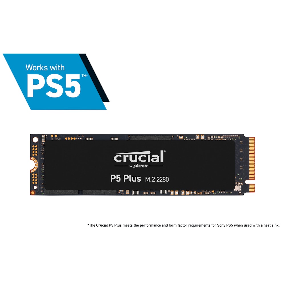 Crucial P5 Plus 2TB NVMe SSD 3D NAND PCIe M.2