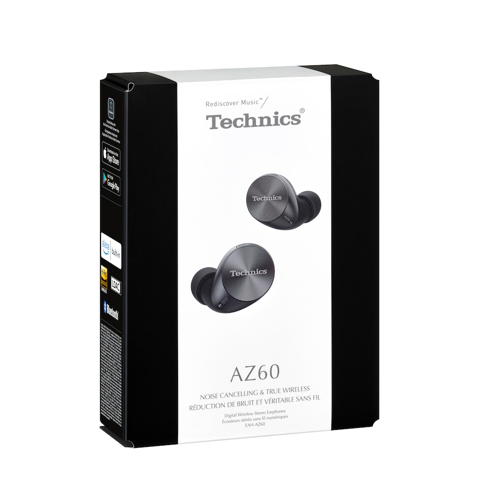 Technics EAH-AZ60E-K ANC Bluetooth True Wireless Kopfhörer schwarz