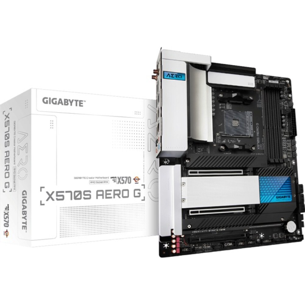 GIGABYTE X570S AERO G ATX Mainboard Sockel AM4 HDMI/DP/USB3.2(C)/3xM.2/WIFI 6