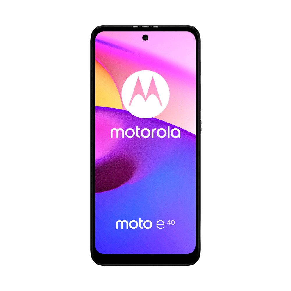 Motorola Moto E40 dunkelgrau Android 11.0 Smartphone