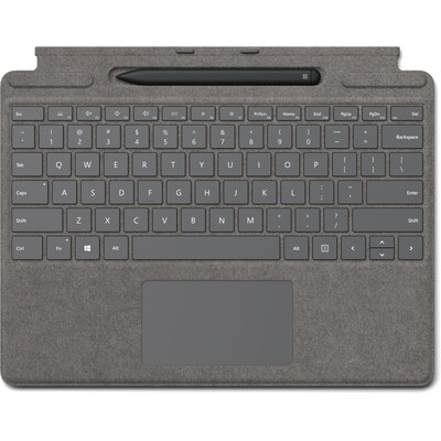 Microsoft Surface Pro Signature Keyboard Platin mit Slim Pen 2 8X8-00065