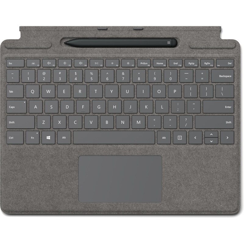 Microsoft Surface Pro Signature Keyboard Platin mit Slim Pen 2 8X8-00065