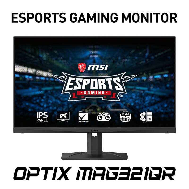 MSI Optix MAG321QRDE 80cm (31,5") QHD IPS Gaming Monitor 16:9 HDMI/DP 165Hz Sync