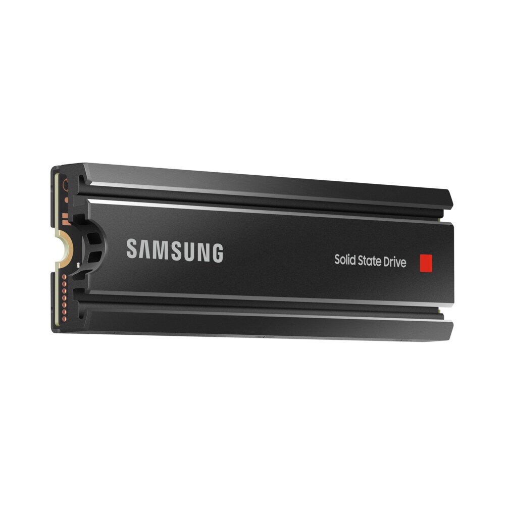 Samsung 980 PRO NVMe SSD 1 TB M.2 PCIe 4.0 3D-NAND TLC mit Kühlkörper