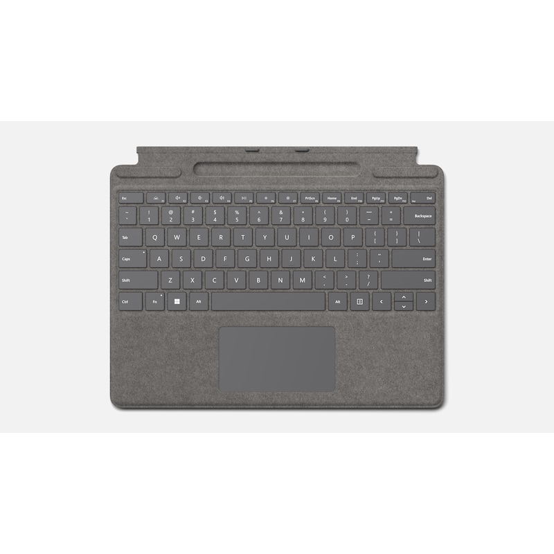 Microsoft Surface Pro Signature Keyboard Platin Grau 8XB-00065