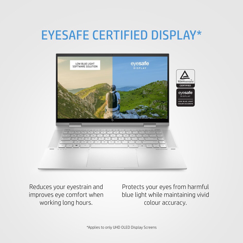 HP ENVY x360 15-eu0455ng 15" FHD mit Microsoft 365 Single DL (inkl. Office Apps)
