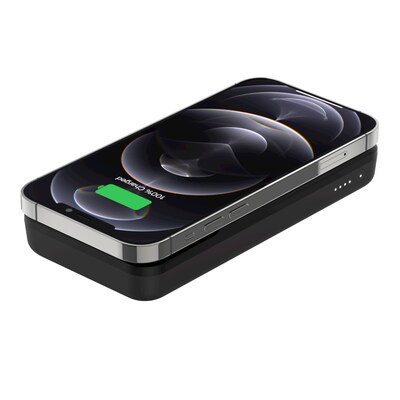 Pro Drahtlose günstig Kaufen-Belkin BoostCharge Pro Magnetische Powerbank mit Qi2 15W 8K schwarz. Belkin BoostCharge Pro Magnetische Powerbank mit Qi2 15W 8K schwarz <![CDATA[• Drahtloses Ladegerät und Powerbank in einem Gerät kombiniert • Kompatibel mit MagSafe, um Ihr iPhone 