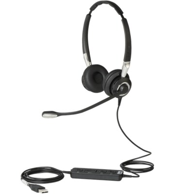 Of S  günstig Kaufen-Jabra BIZ 2400 II USB Duo CC Headset. Jabra BIZ 2400 II USB Duo CC Headset <![CDATA[• herausragendes Mikrofon mit Geräuschunterdrückung • Verbesserter Tragekomfort durch den gepolsterten Überkopfbügel • Verstärkte KabelMikrofonarm ist um 360 Gr