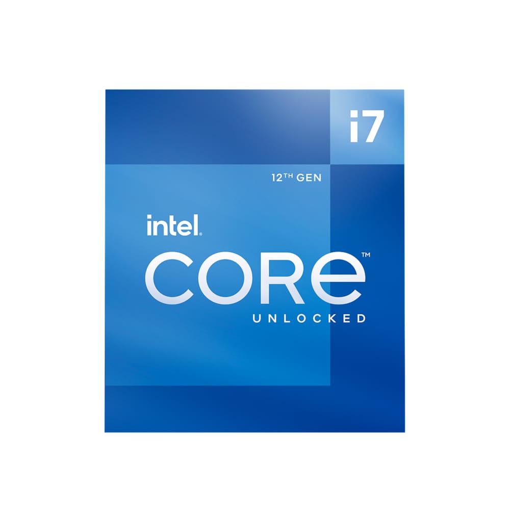 INTEL Core i7-12700K 8x3,8GHz 25MB-L3 Cache Sockel 1700 (Boxed ohne Lüfter)