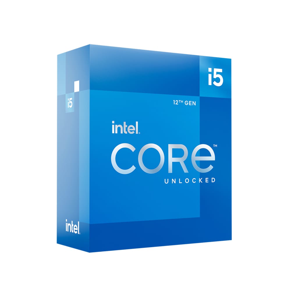 INTEL Core i5-12600K 6x3,6GHz 20MB-L3 Cache Sockel 1700 (Boxed ohne Lüfter)