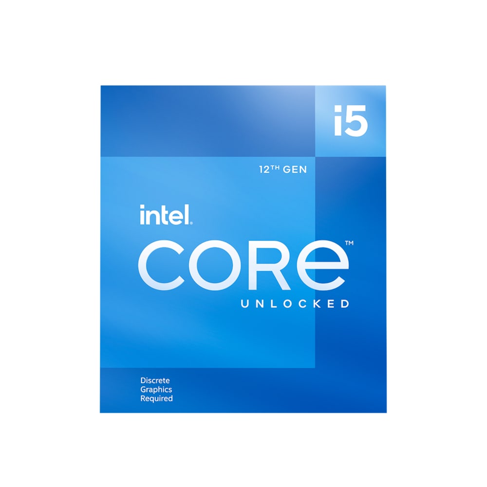 INTEL Core i5-12600KF 6x3,6GHz 20MB-L3 Cache Sockel 1700 (Boxed ohne Lüfter)