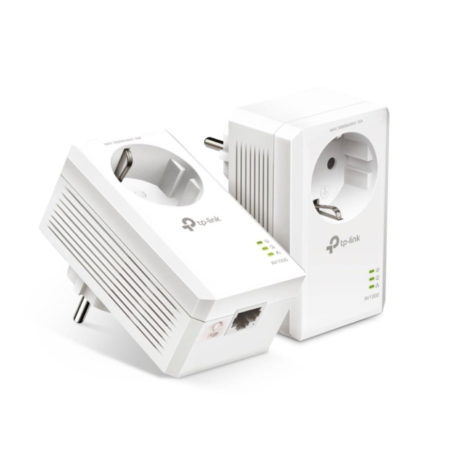 TP-Link TL-PA7017P KIT AV1000-Gigabit-Powerline-Adapter KIT mit Steckdose