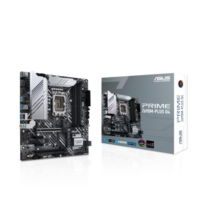 ASUS PRIME Z690M-Plus D4 ATX Gaming Mainboard Sockel 1700 DP/HDMI/M.2