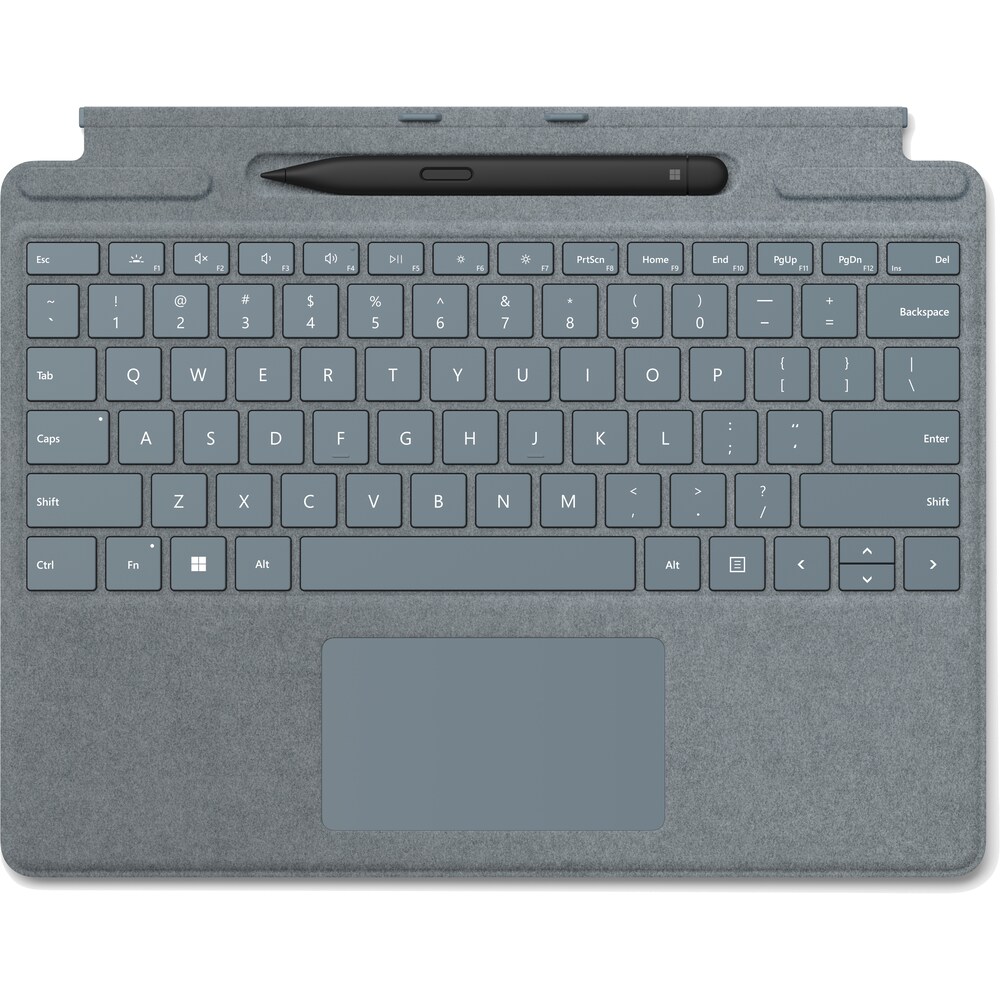 Microsoft Surface Pro Signature Keyboard Eisblau mit Slim Pen 2 8X6-00045