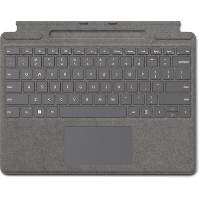 Keyboard  günstig Kaufen-Microsoft Surface Pro Signature Keyboard Platin 8XA-00065. Microsoft Surface Pro Signature Keyboard Platin 8XA-00065 <![CDATA[• Für Microsoft Surface Pro 8/X/9 • Ultraflache Bauweise • Hintergrundbeleuchtung für Nutzung bei allen Lichtverhältniss