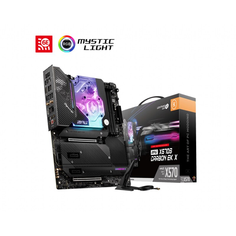 MSI MPG X570S Carbon EK X WiFi ATX Mainboard Sockel AM4 M.2/USB3.2/WIFI