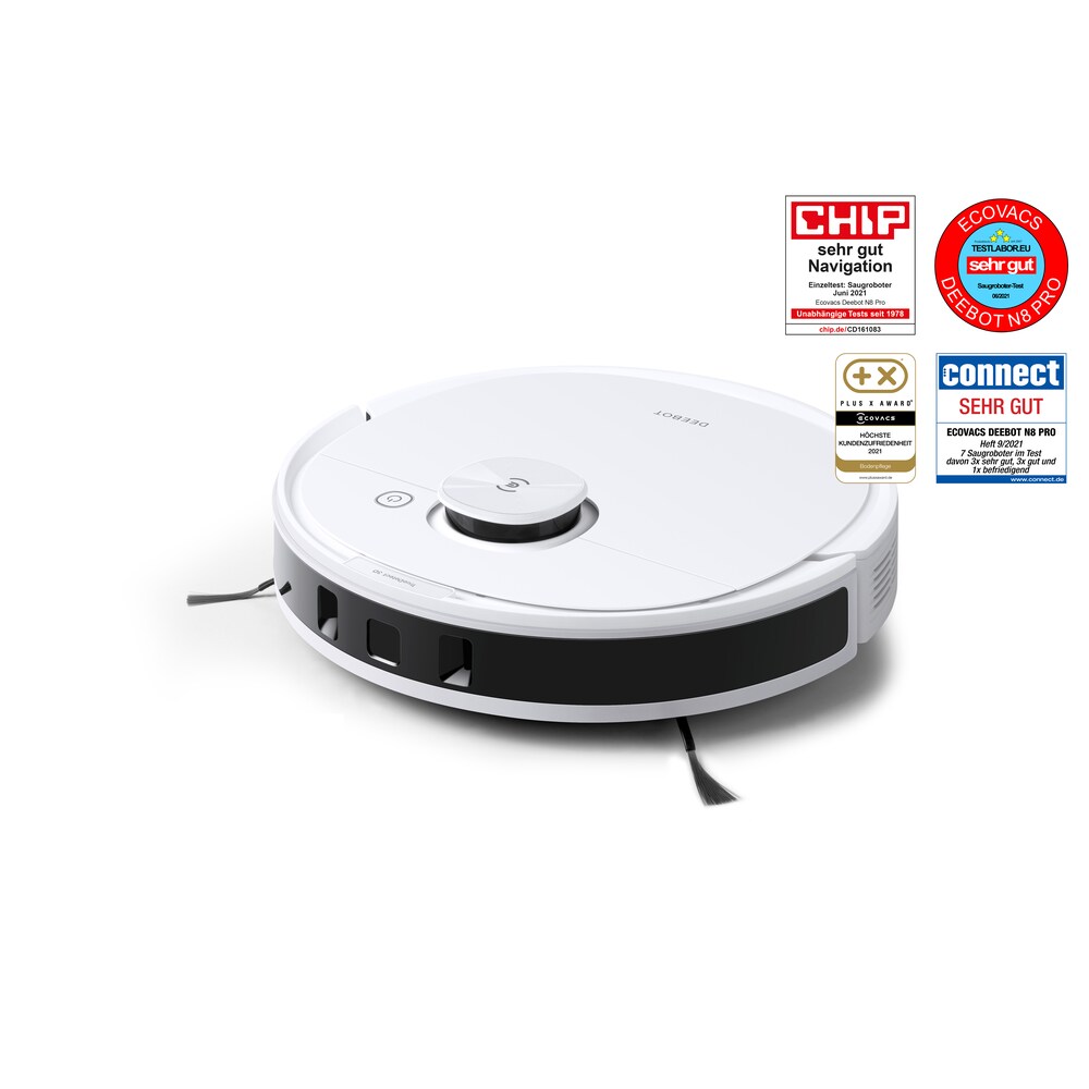 ECOVACS DEEBOT N8 PRO Saugroboter mit OZMO™-Wischfunktion