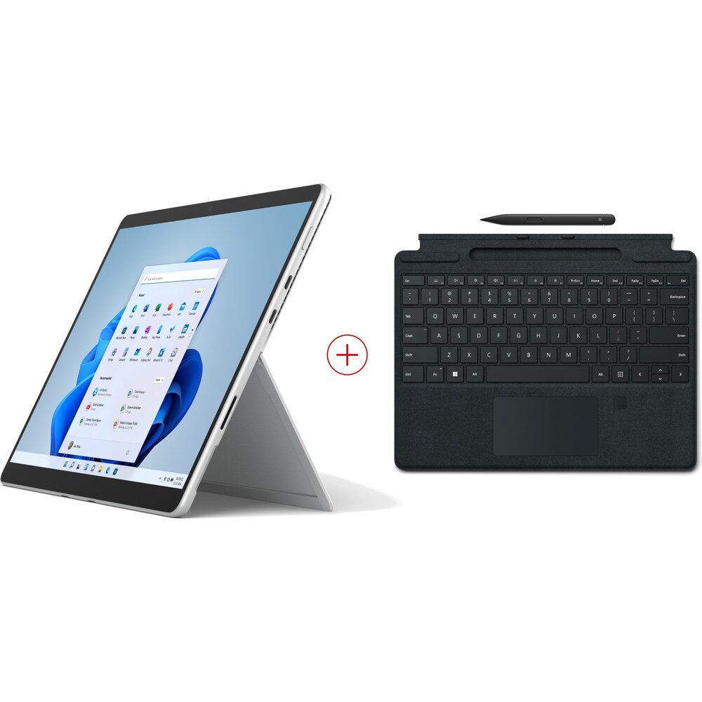 Surface Pro 8 8PT-00003 Platin i5 16GB/256GB SSD 13" 2in1 W11 + KB FP Black Pen