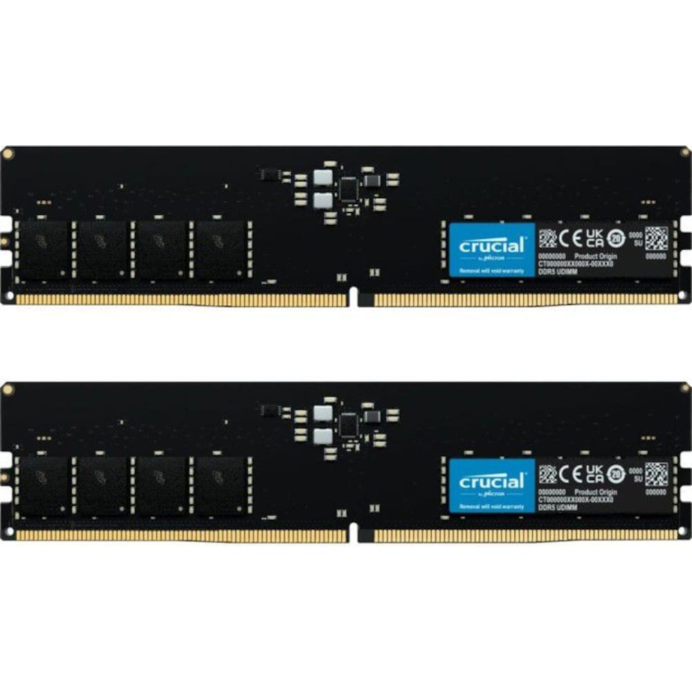32GB (2x16GB) Crucial DDR5-4800 CL40 RAM Speicher Kit