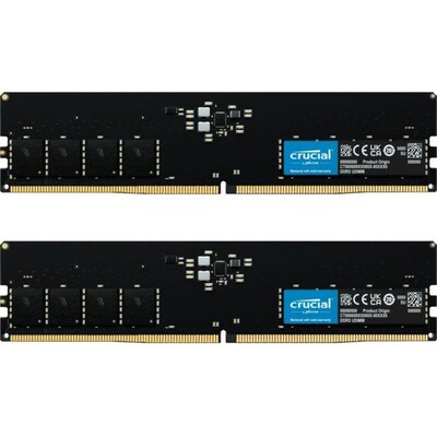 DDR5 RAM günstig Kaufen-16GB (2x8GB) Crucial DDR5-4800 CL40 RAM Speicher Kit. 16GB (2x8GB) Crucial DDR5-4800 CL40 RAM Speicher Kit <![CDATA[• 16 GB (RAM-Module: 2 Stück) • DDR5-RAM 4800 MHz • CAS Latency (CL) 40 • Anschluss:288-pin, Spannung:1,1 Volt • Besonderheiten: