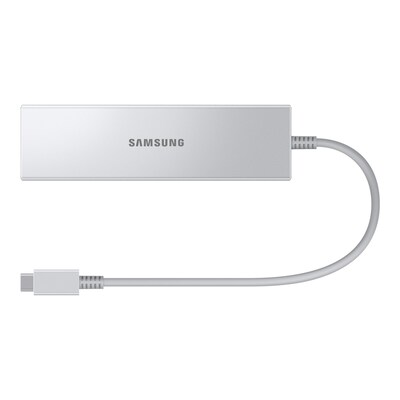 HDMI ADAPTER günstig Kaufen-Samsung Multiport Adapter EE-P5400, Silber. Samsung Multiport Adapter EE-P5400, Silber <![CDATA[• 5-in-1 Multiport Adapter • Bildschirm & Streame in 4K UHD oder FHD über HDMI • Zwei vielseitig nutzbare USB A 3.0 Anschlüsse • USB Type-C Anschluss