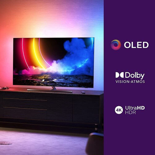 Philips 65OLED856 65" 4K OLED Ambilight Android Smart TV Fernseher [2021]