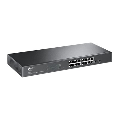 Po 2 günstig Kaufen-TP-LINK TL-SG2218 16x Port Gigabit-Switch Smart Managed mit 2 Combo-SFP-Slots. TP-LINK TL-SG2218 16x Port Gigabit-Switch Smart Managed mit 2 Combo-SFP-Slots <![CDATA[• Gigabit-Smart-Switch 16 Port • 2× Gigabit SFP Slots, 36 Gbps • zentrales Cloud-M