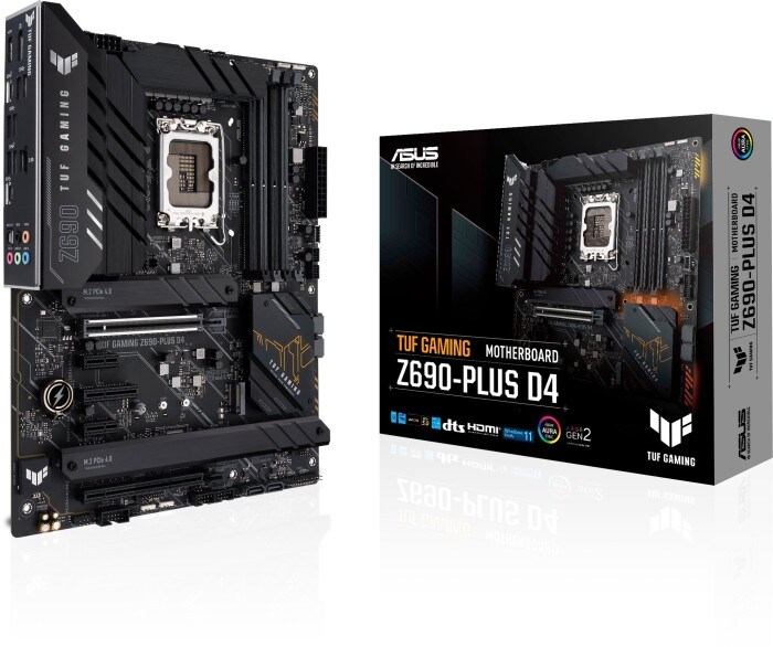 ASUS TUF Z690-Plus D4 ATX Gaming Mainboard Sockel 1700 DP/HDMI/M.2