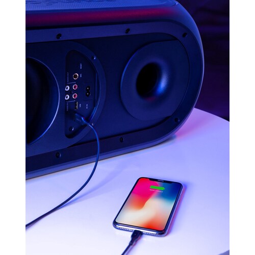 Anker SoundCore Rave+ Bluetooth Lautsprecher schwarz LED IPX7