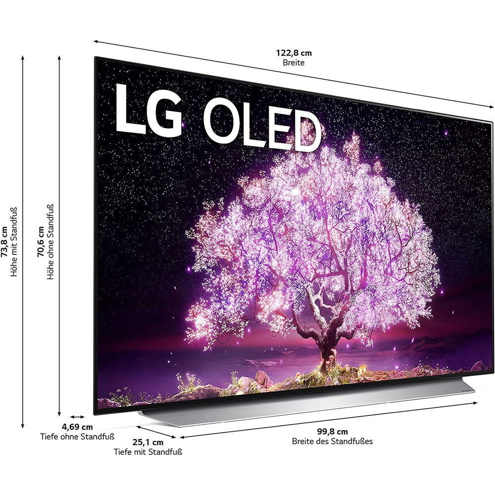 LG OLED48C17LB OLED 121cm 48" 4K HDR 2xDVB-T2HD/C/S2 Smart TV