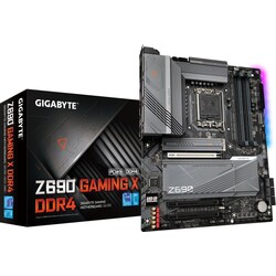GIGABYTE Z690 GAMING X DDR4 ATX Mainboard Sockel 1700 2xUSB-C/DP/HDMI