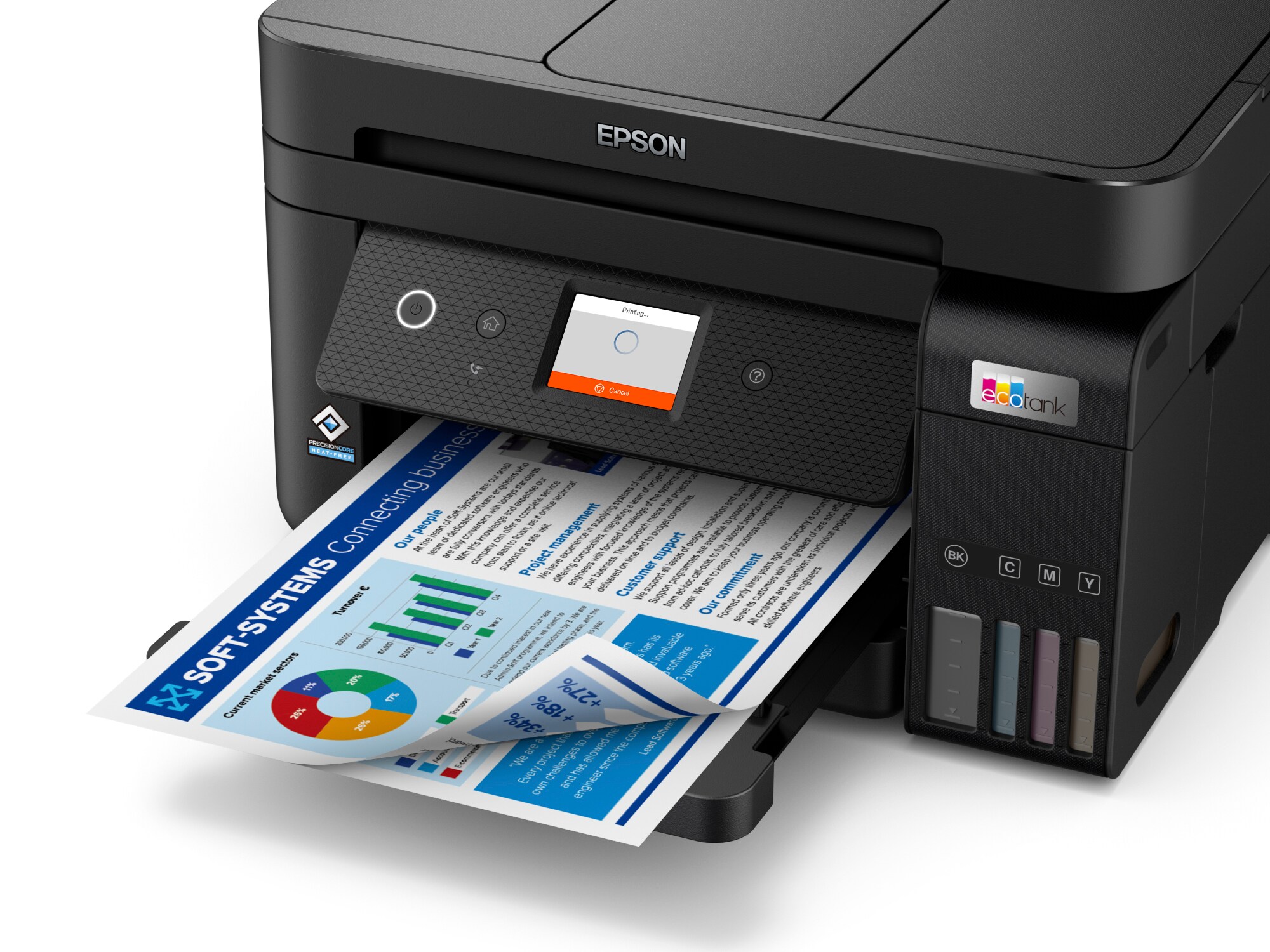 Epson Ecotank Et 4850 Multifunktionsdrucker Scanner Kopierer Fax Lan Wlan Cyberport 5339