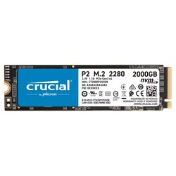 Crucial P2 NVMe SSD 2 TB 3D NAND TLC M.2 PCIe Gen.3