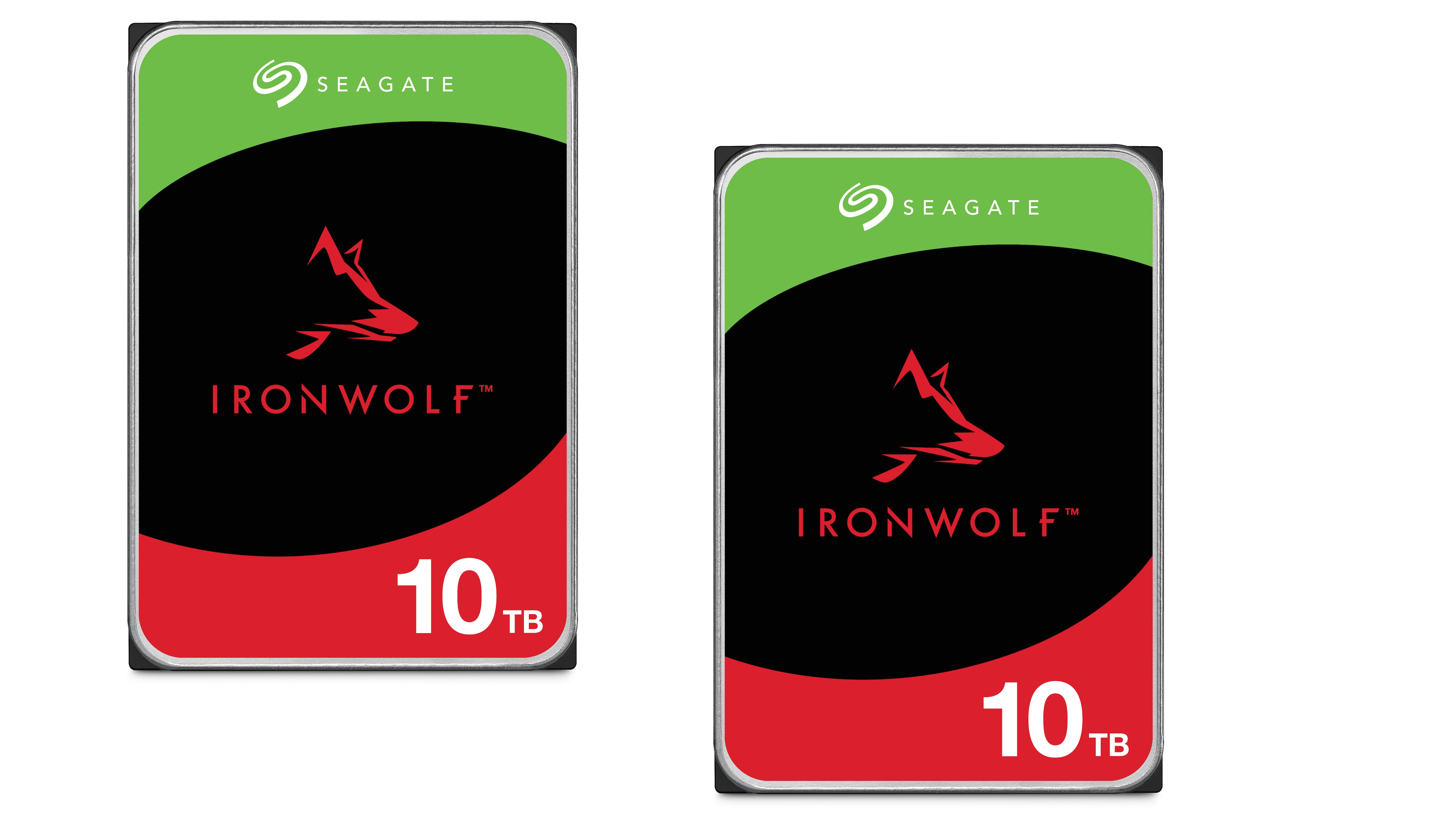 Seagate 2er Set IronWolf NAS HDD ST10000VN0008 - 10TB 3,5 Zoll SATA 6 Gbit/s CMR