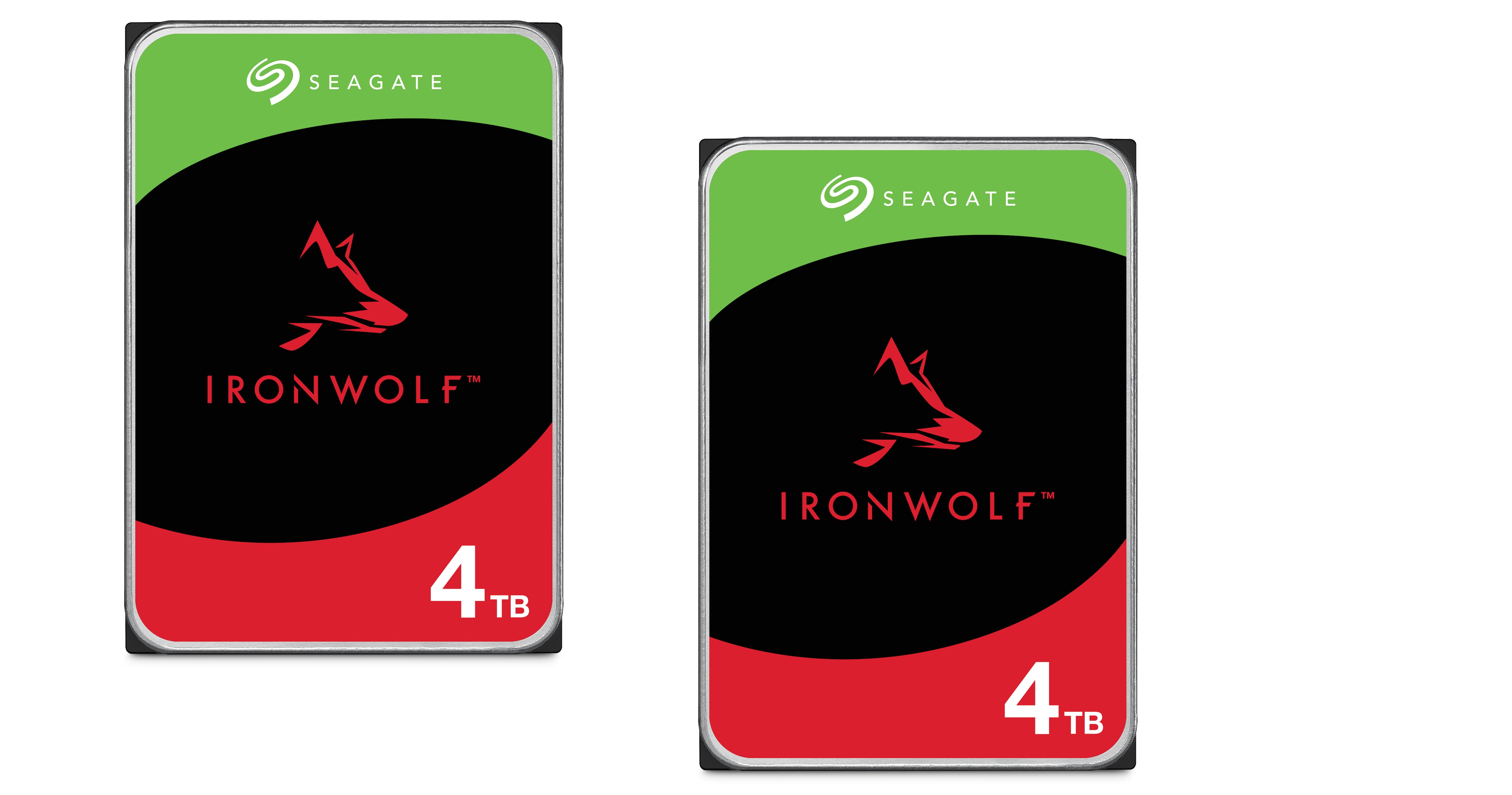 Seagate 2er Set IronWolf NAS HDD ST4000VN008 - 4TB 3,5 Zoll SATA 6 Gbit/s CMR