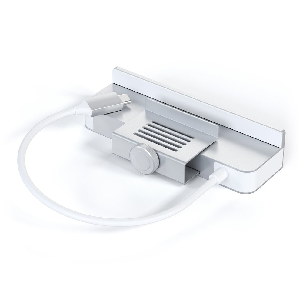 Satechi Aluminum USB-C Clamp Hub for 24" iMac silver