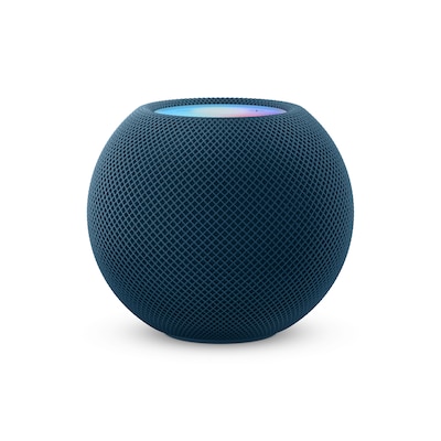 Home Stereo günstig Kaufen-Apple HomePod mini Blau. Apple HomePod mini Blau <![CDATA[• Füllt einen ganzen Raum mit sattem 360° Audio • Entwickelt, um deine Daten zu schützen • Kopple zwei HomePod mini Lautsprecher für immersiven Stereosound • Steuere ganz einfach dein S