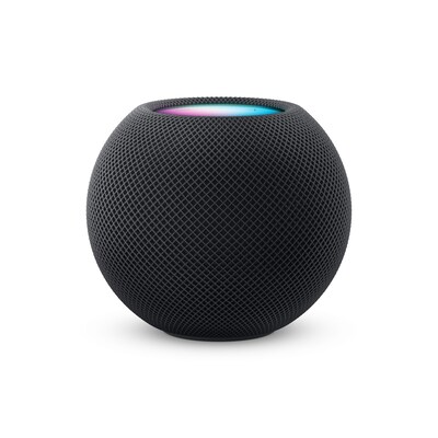 Spacegrau günstig Kaufen-Apple HomePod mini spacegrau. Apple HomePod mini spacegrau <![CDATA[• Füllt einen ganzen Raum mit sattem 360° Audio • Entwickelt, um deine Daten zu schützen • Kopple zwei HomePod mini Lautsprecher für immersiven Stereosound • Steuere ganz einf