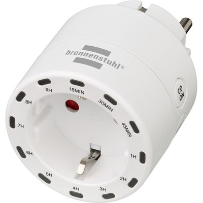 Indoor günstig Kaufen-Brennenstuhl Timer-Steckdose IP20 Indoor weiß. Brennenstuhl Timer-Steckdose IP20 Indoor weiß <![CDATA[• Nennspannung: 230 V • IP 20 • Mit roter LED Anzeige • Max. Strombelastbarkeit: 13 A]]>. 