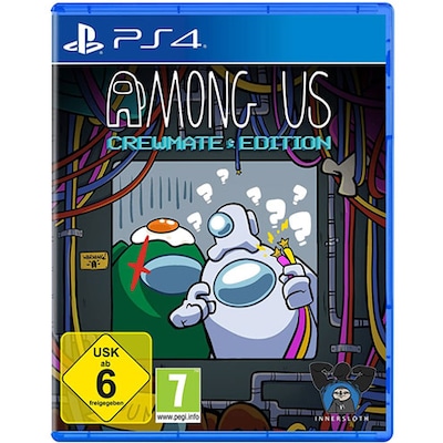 Among Us günstig Kaufen-Among Us - Crewmate Edition - PS4. Among Us - Crewmate Edition - PS4 <![CDATA[• Plattform: Playstation 4 • Genre: Rollenspiel • USK-Einstufung: Freigegeben ab 6 Jahren • Release: 14.12.2021]]>. 