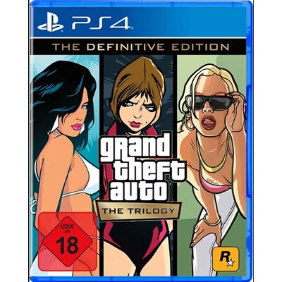 18 o  günstig Kaufen-GTA Trilogy - Definitive Edition - PS4 UKS 18. GTA Trilogy - Definitive Edition - PS4 UKS 18 <![CDATA[• Plattform: Playstation 4 • Genre: Action • USK-Einstufung: Keine Jugendfreigabe]]>. 