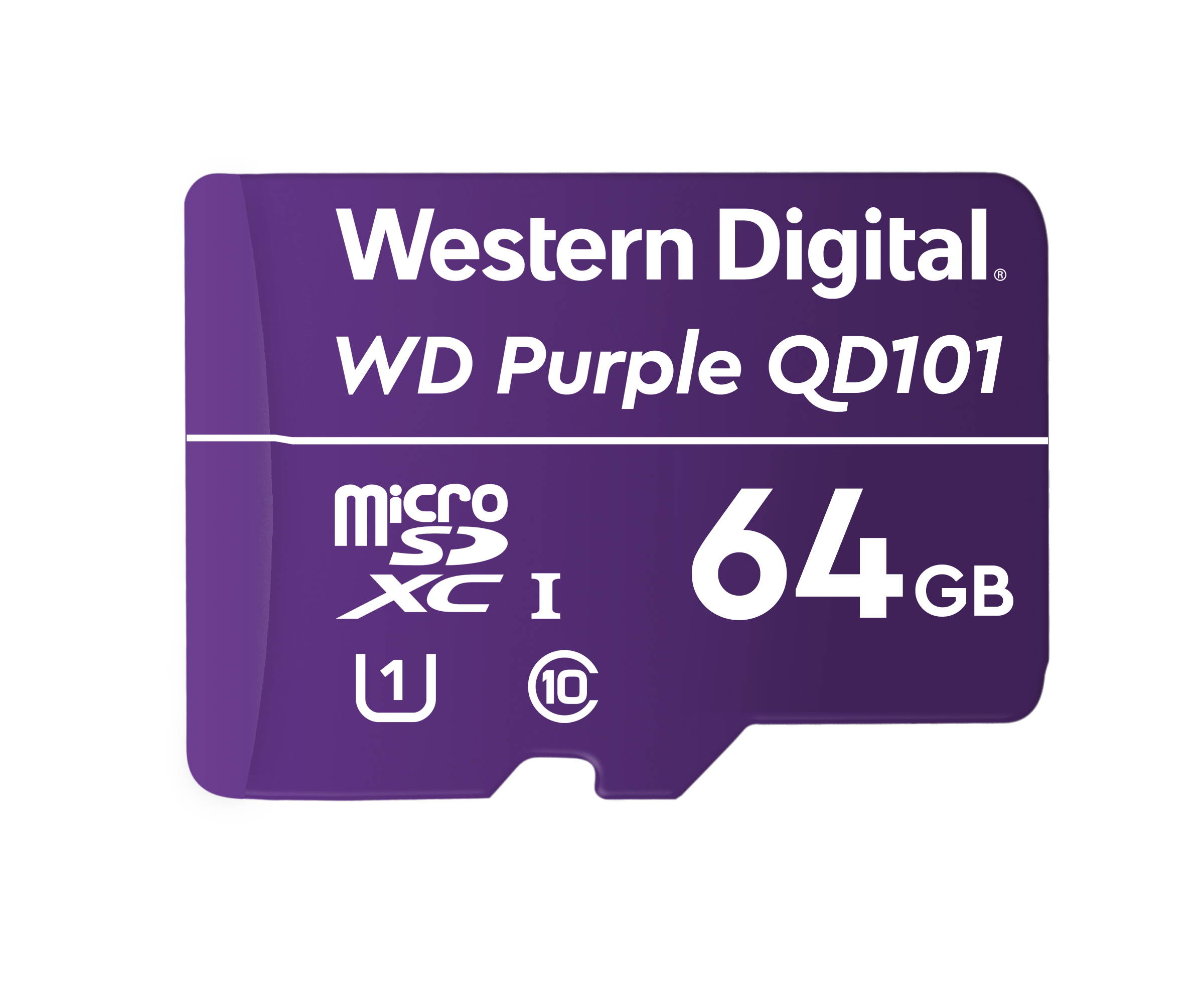 WD Purple SC QD101 64 GB Ultra Endurance microSD Speicherkarte (Class 10, U1)