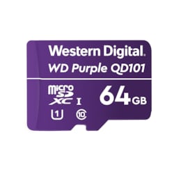 WD Purple SC QD101 64 GB Ultra Endurance microSD Speicherkarte (Class 10, U1)