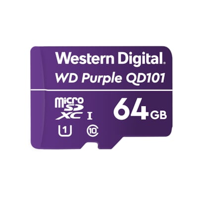 microSDXC/SDHC günstig Kaufen-WD Purple SC QD101 64 GB Ultra Endurance microSD Speicherkarte (Class 10, U1). WD Purple SC QD101 64 GB Ultra Endurance microSD Speicherkarte (Class 10, U1) <![CDATA[• Speichertyp: microSDXC (UHS-I) • Speicherkapazität: 64 GB • Geschwindigkeitsklas