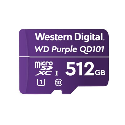 WD Purple SC QD101 512 GB Ultra Endurance microSD Speicherkarte (Class 10, U1)