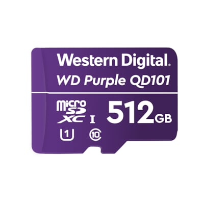 Endurance microSDXC günstig Kaufen-WD Purple SC QD101 512 GB Ultra Endurance microSD Speicherkarte (Class 10, U1). WD Purple SC QD101 512 GB Ultra Endurance microSD Speicherkarte (Class 10, U1) <![CDATA[• Speichertyp: microSDXC (UHS-I) • Speicherkapazität: 512 GB • Geschwindigkeitsk