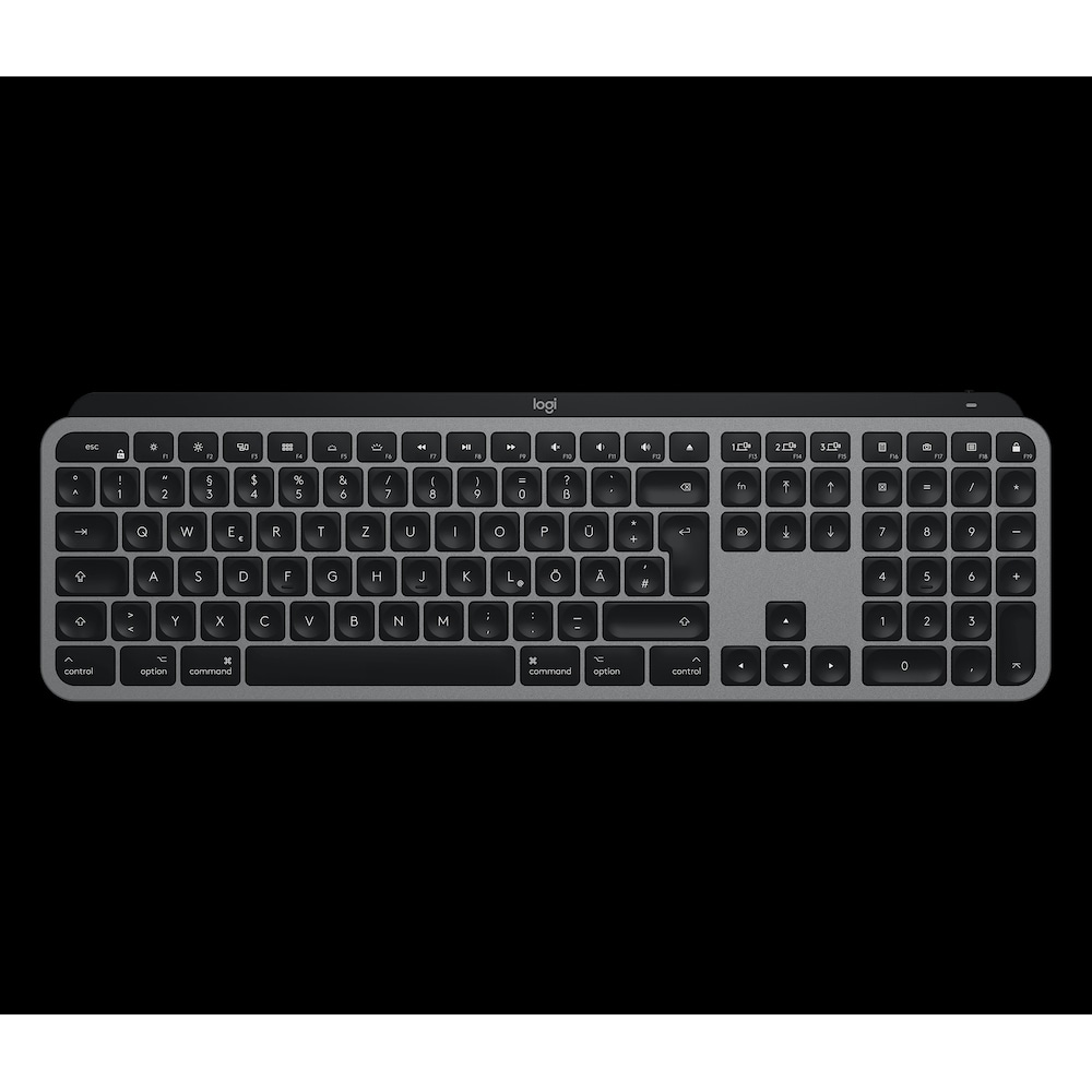 Logitech MX Keys für Mac Kabellose Tastatur Space Grey