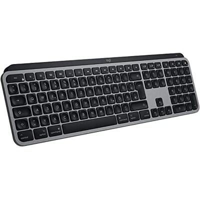 Unterwegs in günstig Kaufen-Logitech MX Keys für Mac Kabellose Tastatur Space Grey. Logitech MX Keys für Mac Kabellose Tastatur Space Grey <![CDATA[• Anwendungsbereich: Unterwegs, Nummernblock integriert • Kabellos, Bluetooth • Layout: deutsch • space grau, 810g, 2