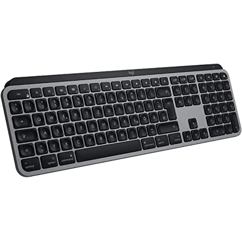 Logitech MX Keys für Mac Kabellose Tastatur Space Grey